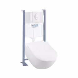 Avantages du bati support wc Solido Grohe dispose d'une trappe de visite Installation possible sur mur porteur ou non-porteur ...