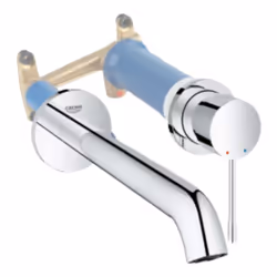 Description générale Le robinet mural lavabo Grohe Essence Taille L est un choix élégant et fonctionnel pour votre salle de b ...