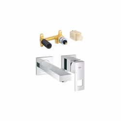 Caractéristiques du Mitigeur monocommande 2 trous lavabo Taille S Eurocube Grohe avec corps encastré Ce produit comprend : Mi ...
