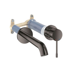 Grohe - Mitigeur mural lavabo Essence Taille m Hard Graphite + corps encastré