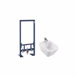 Le lot bidet suspendu Finion Villeroy et Boch avec Bati support Grohe comprend Un bidet suspendu Villeroy et Boch de la colle ...
