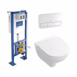 Points forts Cuvette compacte peu encombrante WC sans bride : pureté optimale et design parfait Abattant à descente progressi ...