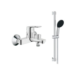 Mitigeur bain mécanique GROHE Bauloop avec ensemble de douche GROHE Vitalio Start