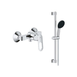 Mitigeur douche Bauloop monocommande et douchette Grohe Vitalio Start