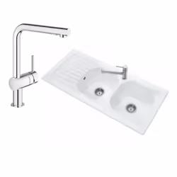 Contenu du pack : 1x Évier Villeroy et Boch Nestor Plus 1x Robinet cuisine Grohe Minta Réfs : 33910101_30274000 Les avantages ...