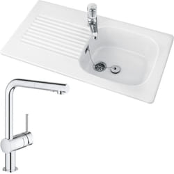 Evier  Tudor + Robinet cuisine Minta