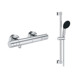 Grohe - Mitigeur thermostatique douche Grohtherm 800 + barre de douche + porte savon + douchette Tempesta