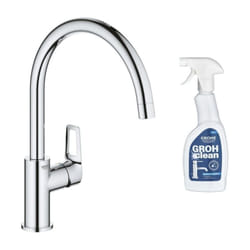 Grohe - robinet mitigeur cuisine Bauloop bec haut + produit entretien