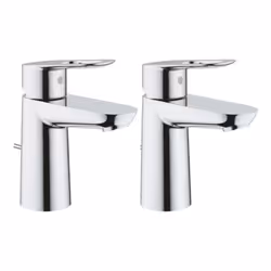 Ce lot contient : mitigeur lavabo BauLoop Grohe Taille S Grohe (23335000) x 2 Avantages du lot de 2 mitigeurs lavabo BauLoop  ...