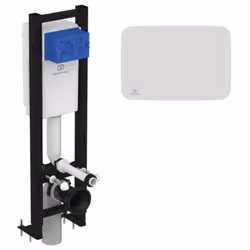 Bati-support Ideal Standard autoportant gain de place éco certifié NF + plaque ronde