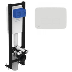 Bati-support Ideal Standard autoportant gain de place éco certifié NF + plaque ronde