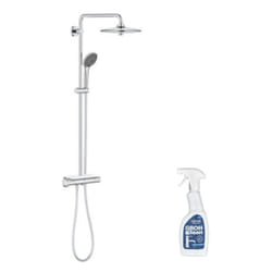 Colonne de douche thermostatique Vitalio Joy 260 avec nettoyant robinetterie GrohClean - Grohe