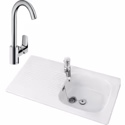 Avantages de l'evier cuisine Villeroy et Boch Tudor Céramique haut de gamme ultra résistants aux tâches, aux rayures ou à la ...