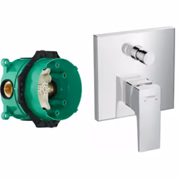 Avantages de la façade pour mitigeur bain et douche encastré Metropol Hansgrohe Mitigeur bain/douche de Hansgrohe avec poigné ...