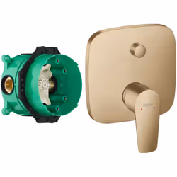 Avantages de la façade pour mitigeur bain douche encastré Talis E Hansgrohe Le mitigeur mécanique bain Talis E encastré de Ha ...