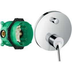 Robinet encastrée bain douche Talis S + corps encastré