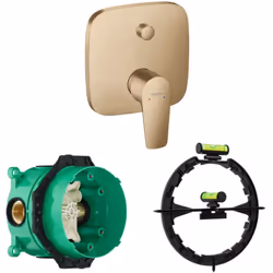 Avantages de la façade Le mitigeur mécanique bain Talis E encastré de Hansgrohe allie esthétique et fonctionnalité Ses lignes ...