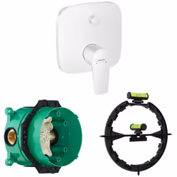 Avantages de la façade Le mitigeur mécanique bain Talis E encastré de Hansgrohe allie esthétique et fonctionnalité Ses lignes ...