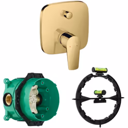 Avantages de la façade Le mitigeur mécanique bain Talis E encastré de Hansgrohe allie esthétique et fonctionnalité Ses lignes ...