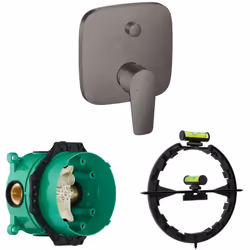 Avantages de la façade Le mitigeur mécanique bain Talis E encastré de Hansgrohe allie esthétique et fonctionnalité Ses lignes ...