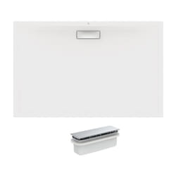 Receveur 140 x 80 Ultra Flat New acrylique rectangle blanc mat bonde incluse - Ideal Standard