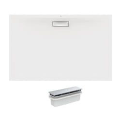 Receveur 140 x 100 Ultra Flat New acrylique rectangle blanc bonde incluse - Ideal Standard