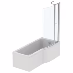 Comprend : Baignoire IDEAL STANDARD Connect air Pare bain avec ou sans volet Tablier frontal et latéral Avantages de la Baign ...