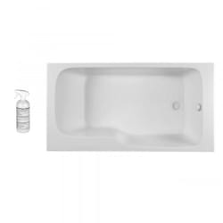 Baignoire bain douche Malice + nettoyant 170 x 90, version droite
