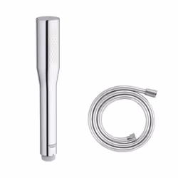 Pack douchette 1 jet Vitalio Get Stick chromé avec flexible 1500 chromé - TU