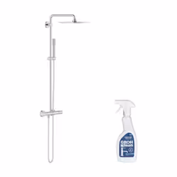 Points forts de la colonne de douche Grohe Vitalio Joy System 230 Grohe DreamSpray : son jet est parfaitement uniforme Grohe  ...