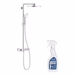 Description générale La colonne de douche thermostatique Euphoria SmartControl System 310 de Grohe combine technologies innov ...