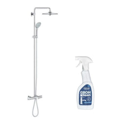 Colonne bain douche thermostatique GROHE Euphoria System 260 + nettoyant GrohClean