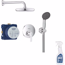 Composé de : Façade mitigeur monocommande 2 sorties avec inverseur GROHE Rapido SmartBox - corps encastré universel, 1/2" (35 ...