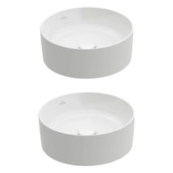Villeroy&boch - Lot de deux vasques à poser rondes 40 x 40 villeroy et boch Collaro Blanc