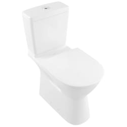 Cuvette villeroy et boch sans bride ViCare + Réservoir de chasse + Abattant