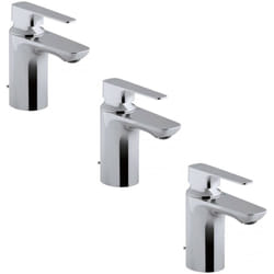 Jacob Delafon - Lot de trois mitigeurs lavabo Aleo+ sans tirette