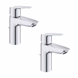 Avantages du lot de 2 mitigeurs lavabo Grohe Start 2021 taille S avec vidage chrome GROHE SilkMove ES Cartouche en céramique  ...