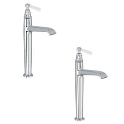 Lot de 2 mitigeurs lavabo haut Cléo 1889 chromés