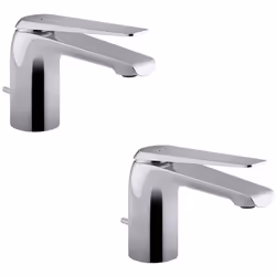 Optez pour le design sobre et intemporel du robinet pour lavabo Jacob Delafon Avid. Son revêtement chrome résistant à la corr ...