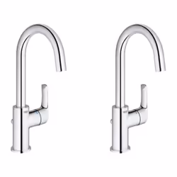 Choisissez la qualité avec le mitigeur Grohe Eurosmart Taille L pour votre lavabo. Tous les robinets Grohe garantissent une q ...