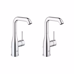 Choisissez un robinet de qualité allemande pour le lavabo de votre salle de bain avec le mitigeur monocommande Grohe Essence  ...