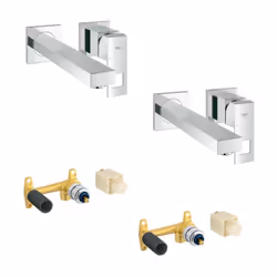 Misez sur le robinet mural lavabo Grohe Eurocube pour faire des économies d'eau grâce à la technologie Grohe EcoJoy. Ce robin ...