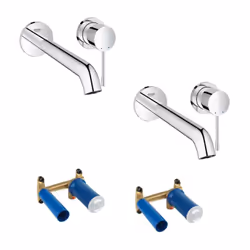Ce robinet mural salle de bain comprend Robinet lavabo mural Grohe Essence Taille L Corps encastré pour robinet mural Grohe P ...