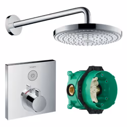 Comprenant : douche de tête bras de douche façade pour mitigeur corps encastré Caractéristiques de la douche de tête Hansgroh ...