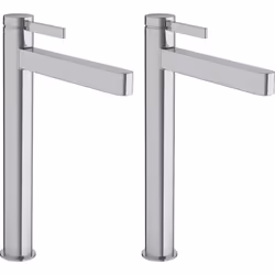 Optez pour un lot de 2 mitigeurs de lavabo HANSGROHE de la gamme Finoris et profitez de leur design élégant et épuré afin de  ...