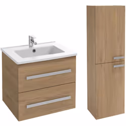 Les avantages de l'ensemble de meuble de salle de bain JACOB DELAFON Ola Up Vasque : Espace : Grande capacité de rangement da ...