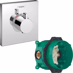 "Commandez ce thermostatique hansgrohe design : facile à utiliser, il vous permet de contrôler l'eau de la douche en tout con ...