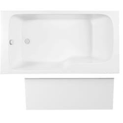 Jacob Delafon - Baignoire bain douche Malice antidérapante + tablier niche 170 x 90 version gauche