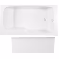 Les avantages de la baignoire combinée bain et douche Malice Dossier confortable : spacieux avec un dossier Installation : fa ...