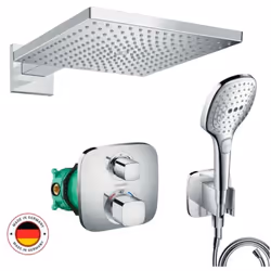 Votre lot encastré Hansgrohe comprend : Corps encastré hansgrohe universel Facade pour mitigeur thermostatique encastré avec ...
